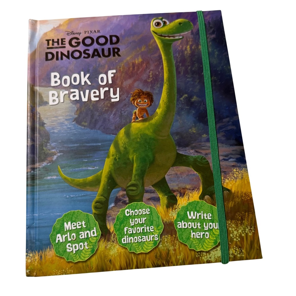 New Disney Pixar The Good Dinosaur Book Of Bravery Hardcover babybook Scrapbook